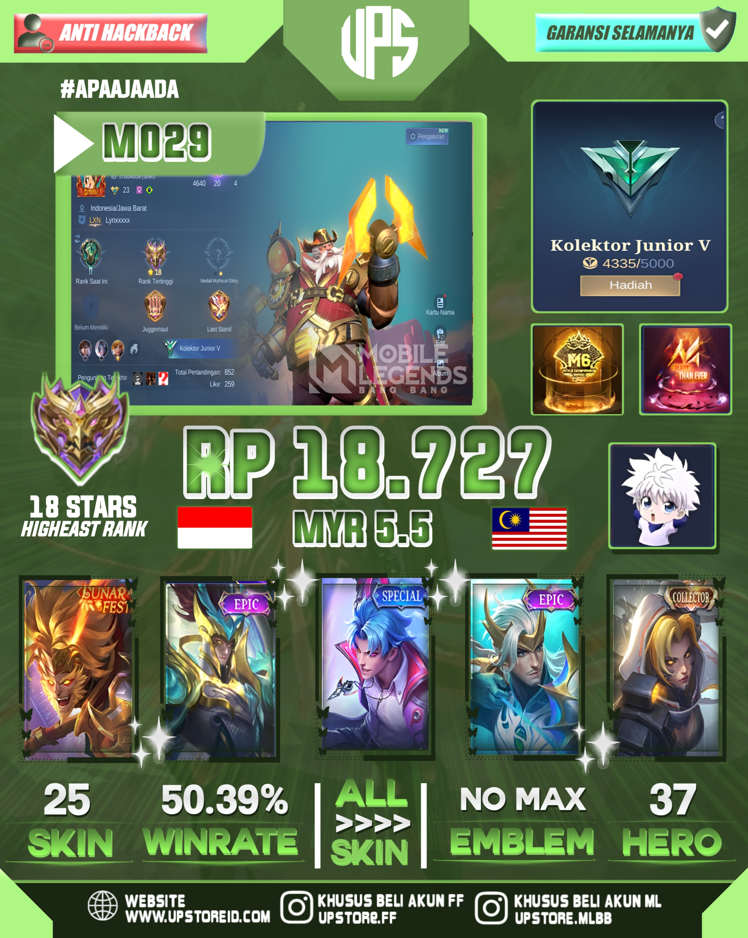 AKUN MOBILE LEGENDS